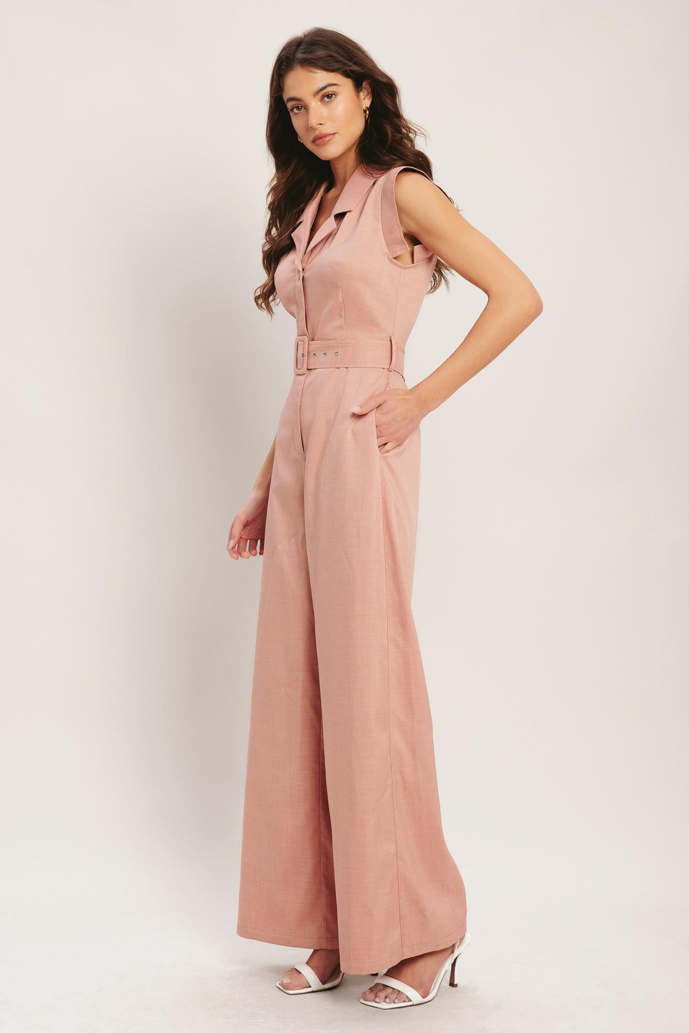 CITY ICON WOVEN JUMPSUIT