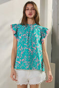 Cotton Candy Printed Top